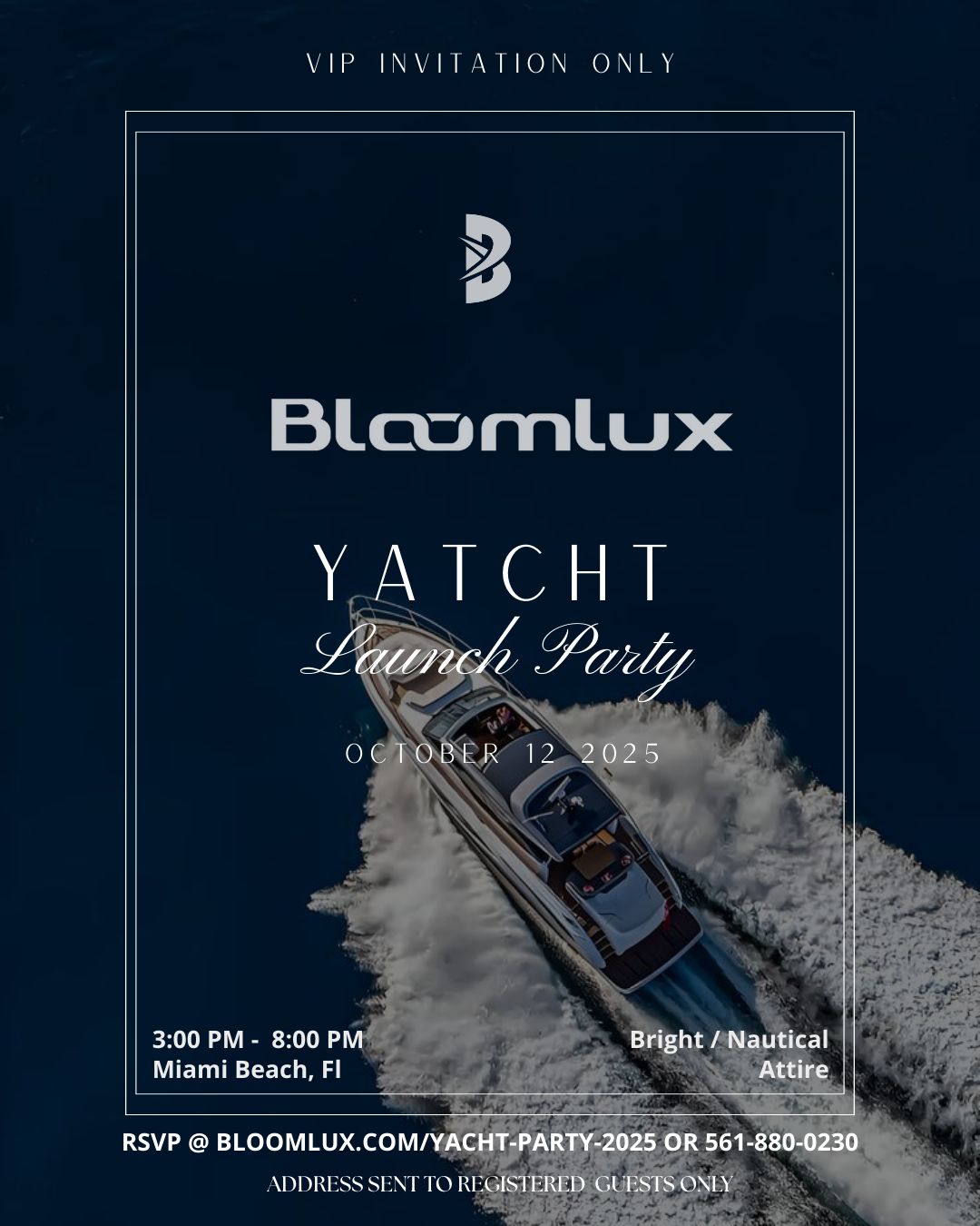 Bloomlux Yacht Launch Party